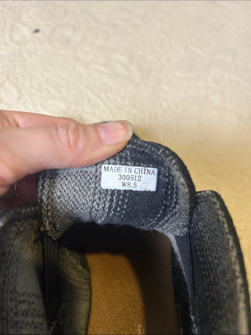 Toms Black Suede Lace-Up Ankle Booties with Tan Logo Patch